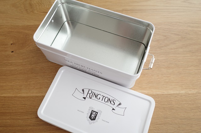 新品 Ringtons クラッシック柄 ビスケットバレル リントンズ 蓋欠有り □英国紅茶 Ringtons リントンズ【クラシック柄のビスケット缶】