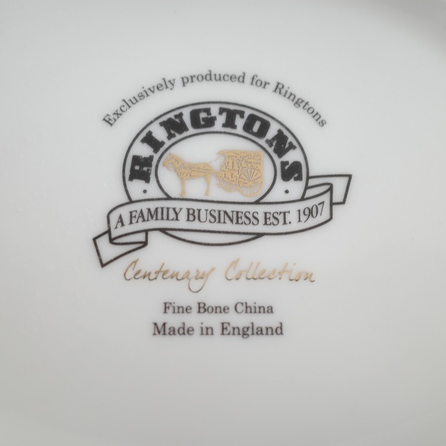 リントンズ】 紅茶商創業100周年記念ビスケットバレル Ringtons Japan
