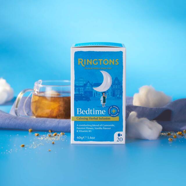 英国紅茶 Ringtons リントンズ【ベッドタイムティー】 個包装ティーバッグ 20包