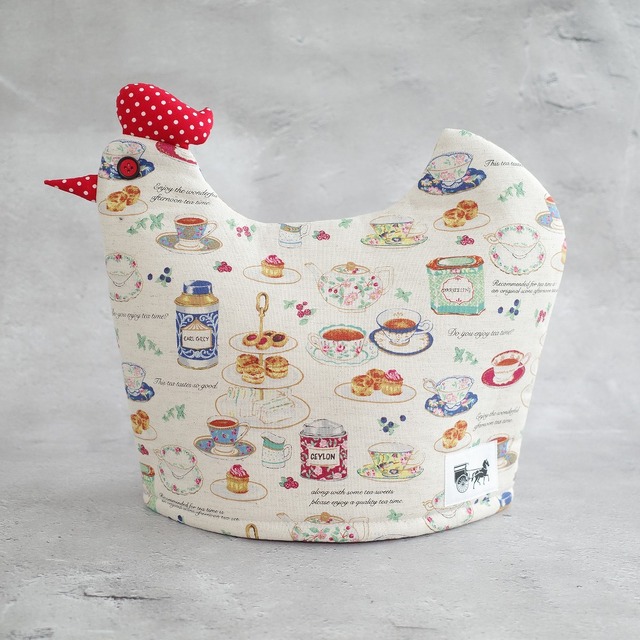 6月5日(金)19時～販売開始 リントンズ にわとり型ティーコジー(Tea cosy) NO,2