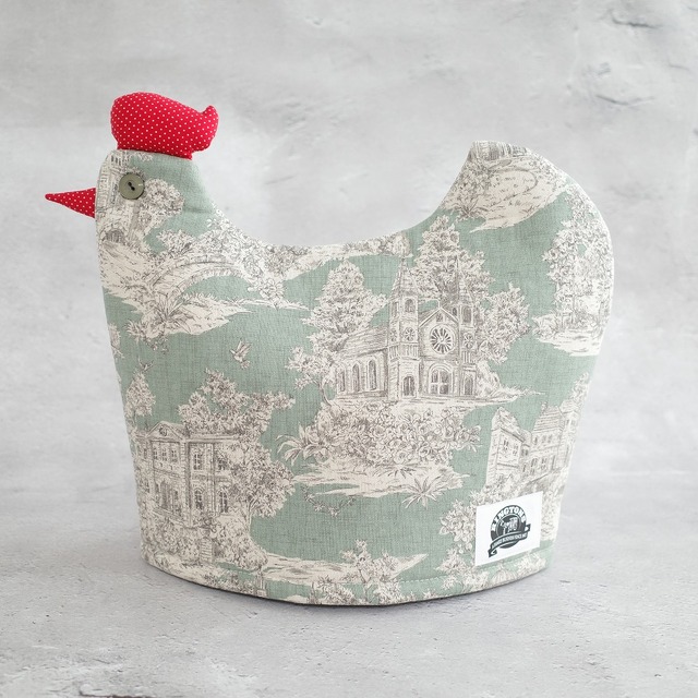 6月5日(金)19時～販売開始 リントンズ にわとり型ティーコジー(Tea cosy) NO,4