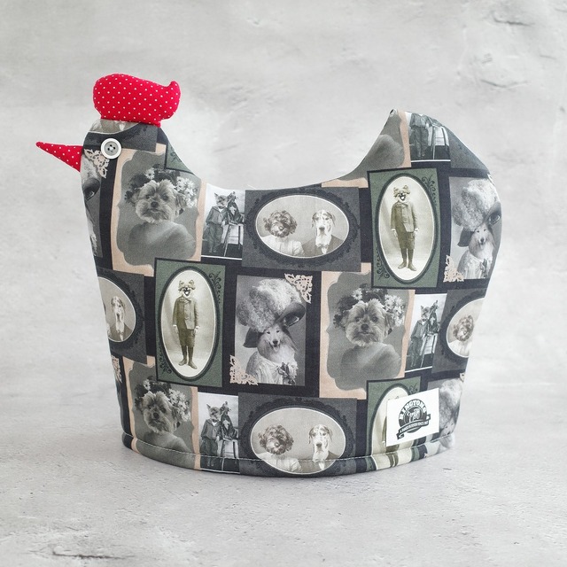 6月5日(金)19時～販売開始 リントンズ にわとり型ティーコジー(Tea cosy) NO,6