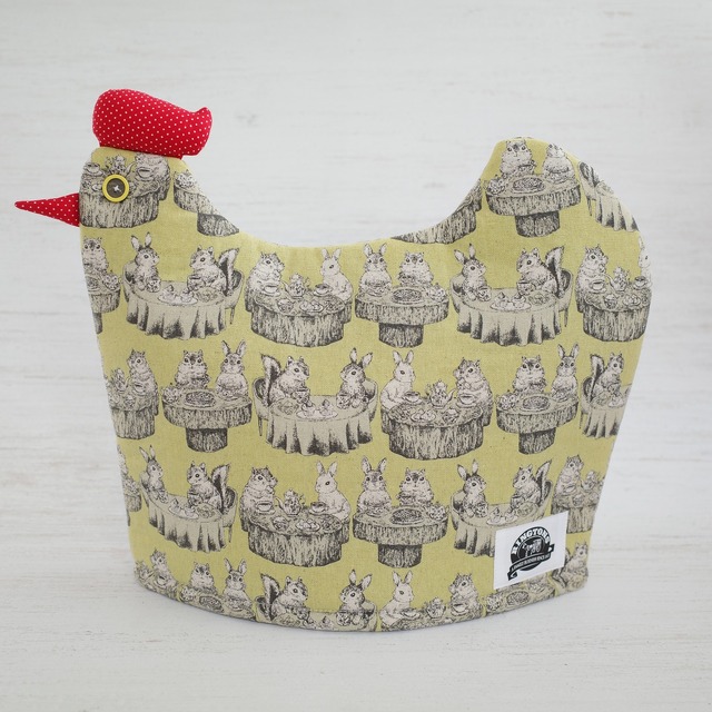 7月17日(金)19時～販売開始 リントンズ にわとり型ティーコジー(Tea cosy) NO,91