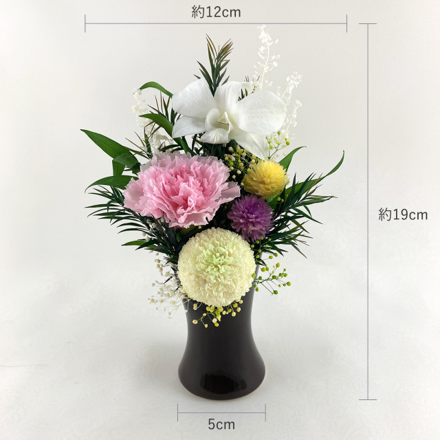 プリザーブドフラワー 仏花 ミニ 仏壇 カーネーション