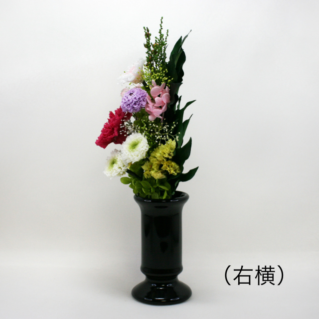 プリザーブドフラワー 仏花 仏壇用 カーネーション 菊　右横