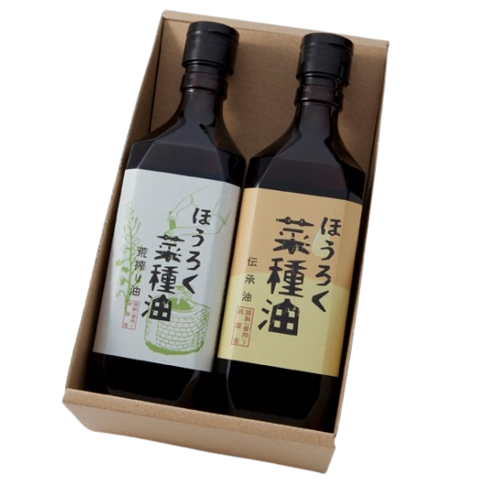 ほうろく菜種油（大）２本　ギフトセット