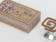 目貫 金工 馬 花籠 菊 2点 ミニサイズ角型菊花せんこう：生活・くらし：百町森