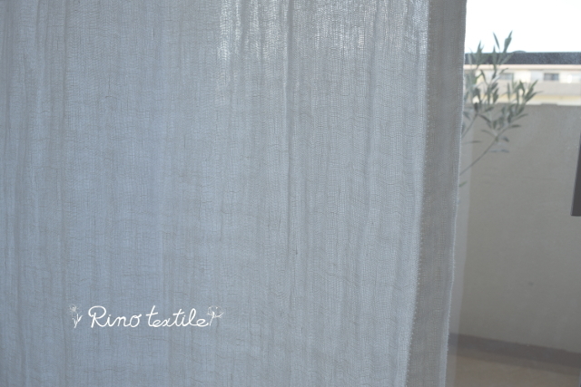 e…ஐ⋆*ナチュラルリネンガーゼのふりふりカーテン 楽天市場】カーテン リネン風 ナチュラル 綿 コットン 厚手