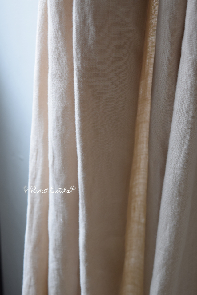 Rino　ビスキュイ　リネンカーテン