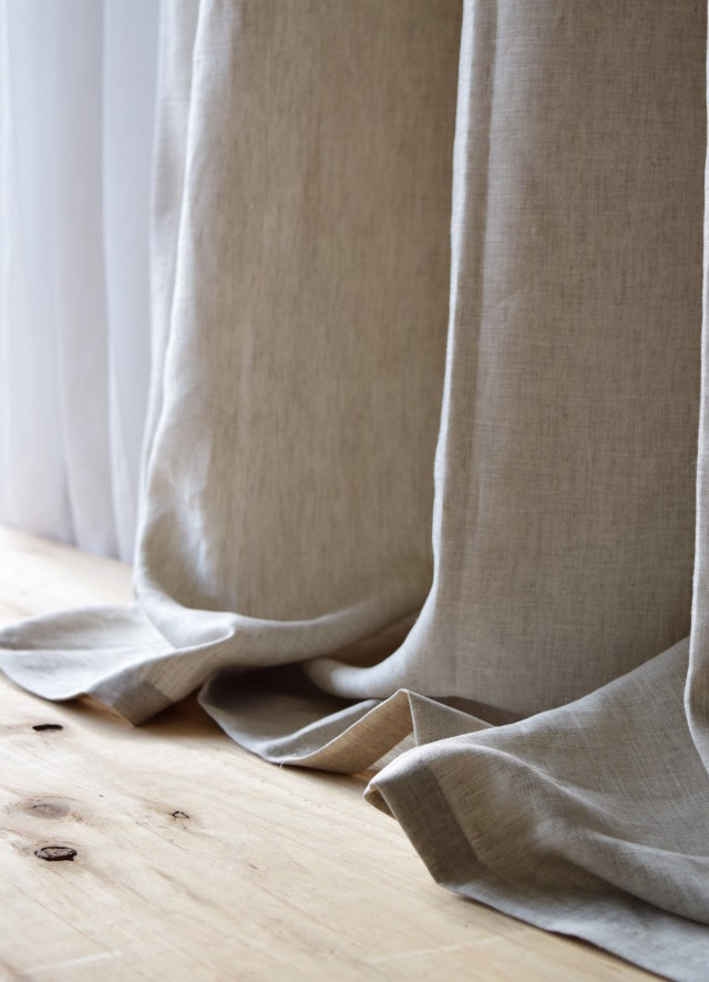 上質リネンカーテン⑦