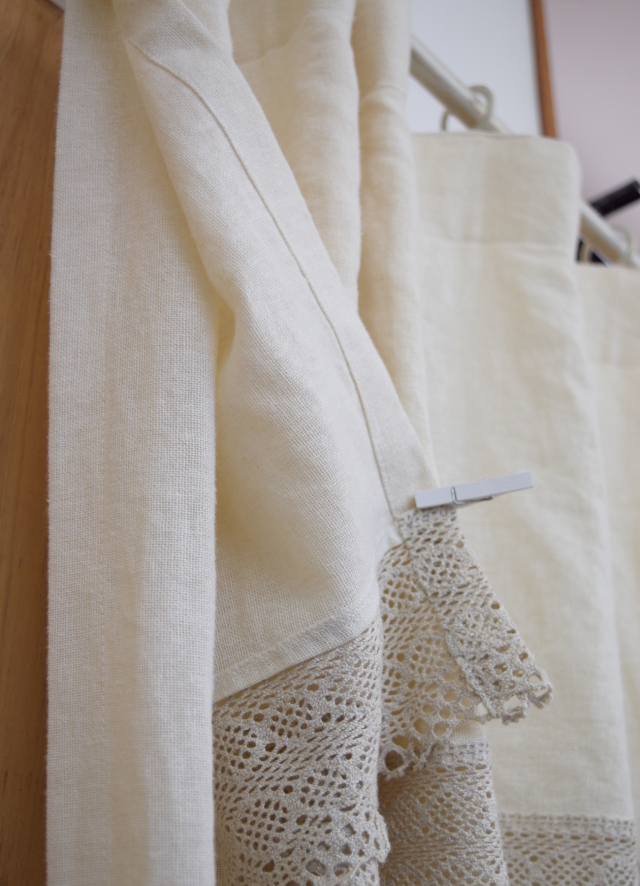 フラットボックス飾りレース付き