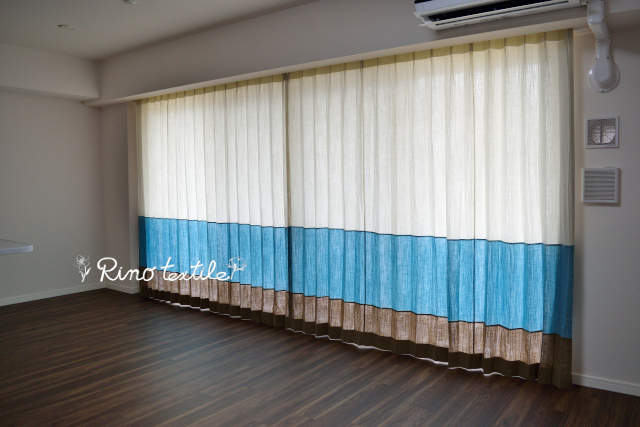 水色 プリーツカーテン 大きめカーテン Amazon｜Magic Drapes トリプルピンチプリーツ遮光カーテン