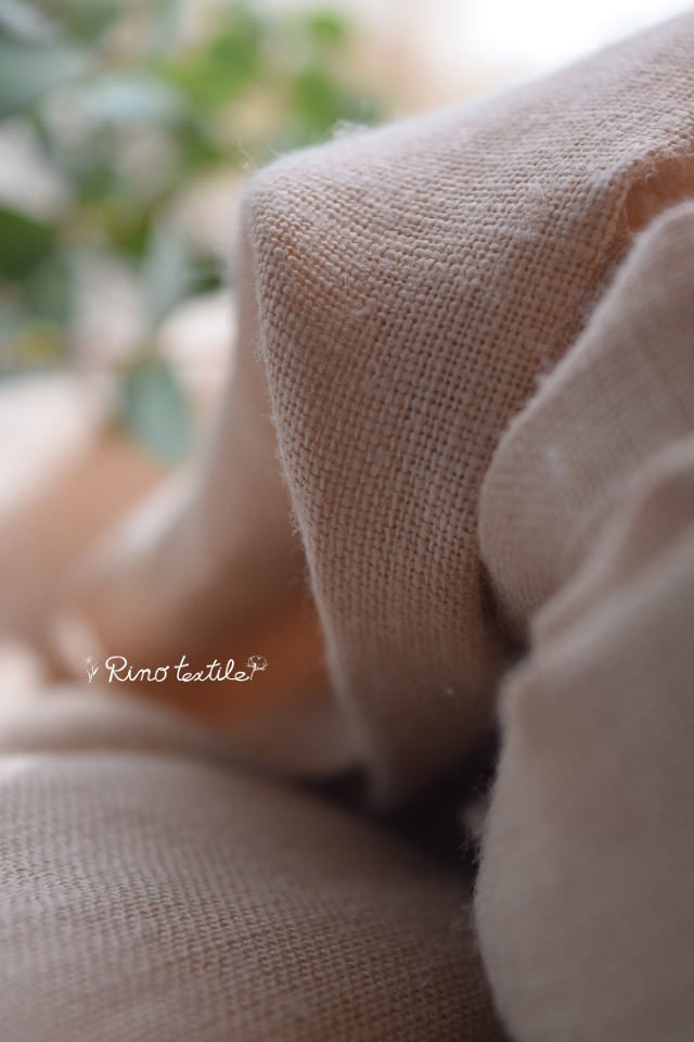 厚地　リネンカーテン　リノ　フルール