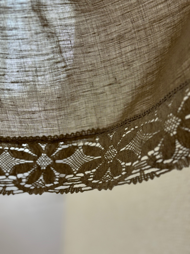 カフェカーテン　リノ　リサ　グレー　