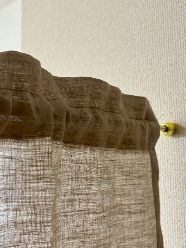 カフェカーテン　リノ　リサ　グレー　