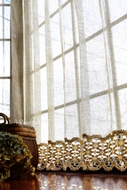 レース付きカーテン