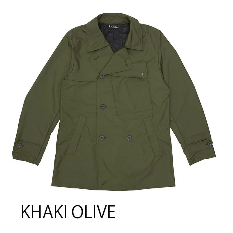 ハーフコート 特大ポケット 軽量 防風 Teflon(TM) 撥水防汚素材 日本製 No.2191