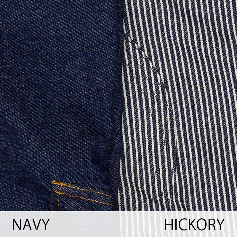 【サイクルショートデニム】七分丈 ストレッチ インディゴ染め デニム ヒッコリー素材 サドルパッチ No.3186 日本製