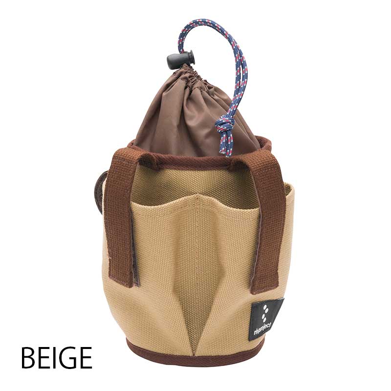 【マルチボトルホルダーキャンバス】ハンドル固定 スマホポケット付き 500mlペットボトル対応 ベルクロ着脱 No.5100 日本製