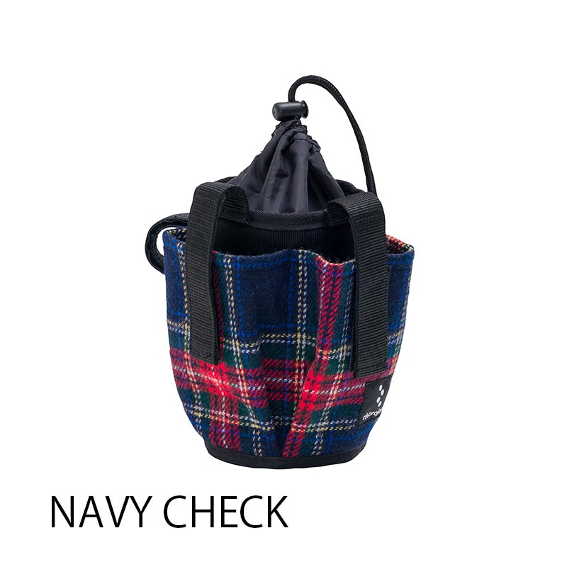 【マルチボトルホルダーツイード】 スマホポケット付き 500mlペットボトル対応 ベルクロ着脱 No.5160 日本製