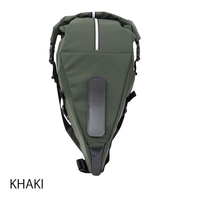 【トラベルサドルバッグ14L】 リュックに変形 バイクパッキング 大型 ロールトップ 取付金具不要 日本製 No.1050
