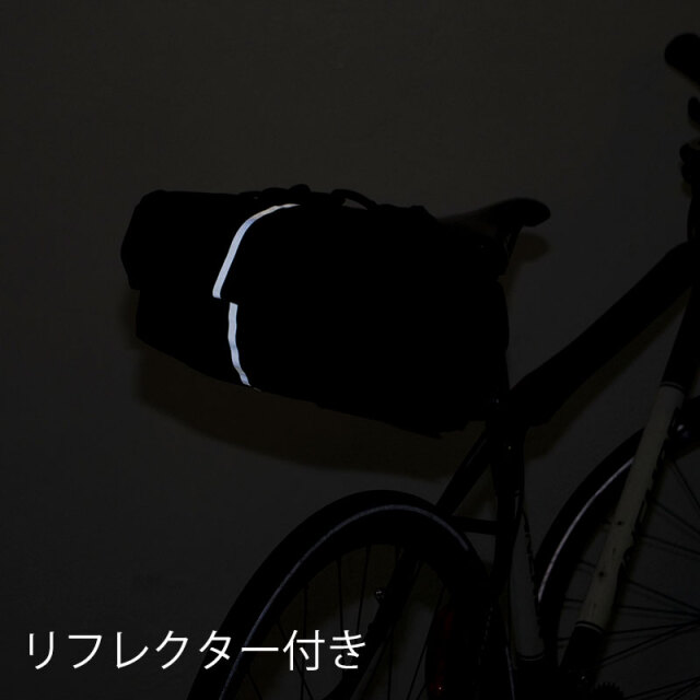 【トラベルサドルバッグ14L】 リュックに変形 バイクパッキング 大型 ロールトップ 取付金具不要 日本製 No.1050