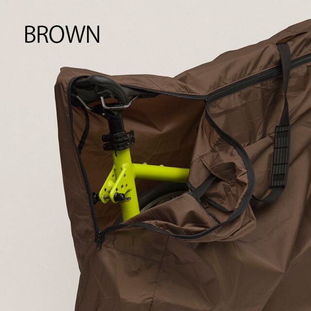 【輪行バッグ for Tyrell folding スラントモデル】輪行袋  肩ベルト・収納袋付き 底面を補強 FSX FXαなど 日本製No1072