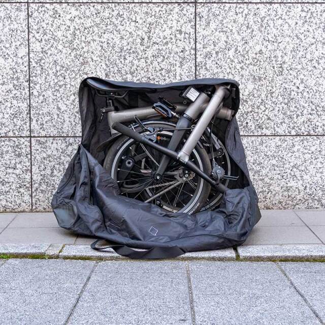 輪行バッグ Kシリーズ　Dahon Kシリーズ Brompton birdy Tyrell IVE ストラップ一体型　素早く輪行　日本製　No.1078