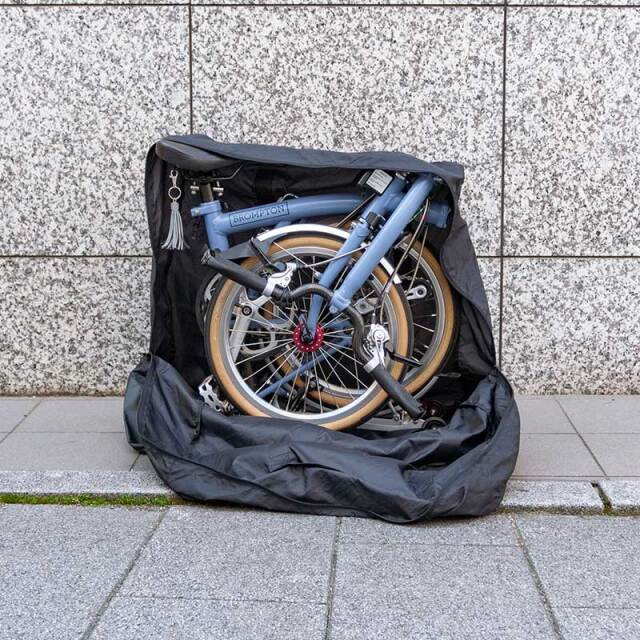 輪行バッグ Kシリーズ　Dahon Kシリーズ Brompton birdy Tyrell IVE ストラップ一体型　素早く輪行　日本製　No.1078