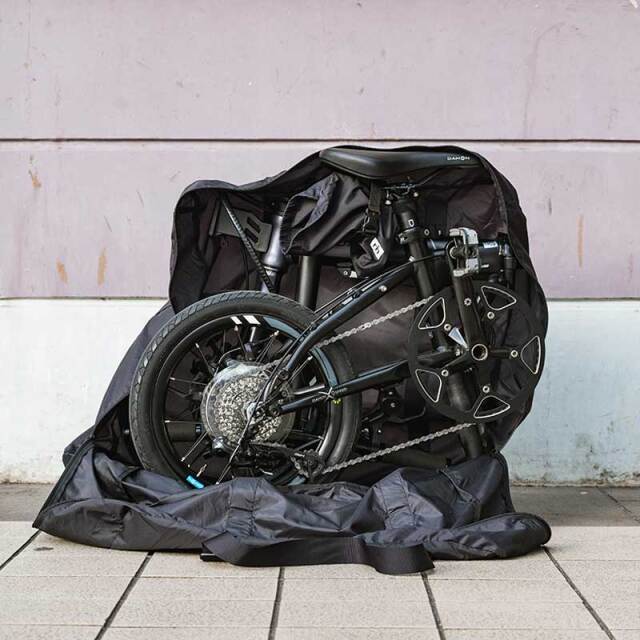 輪行バッグ Kシリーズ　Dahon Kシリーズ Brompton birdy Tyrell IVE ストラップ一体型　素早く輪行　日本製　No.1078