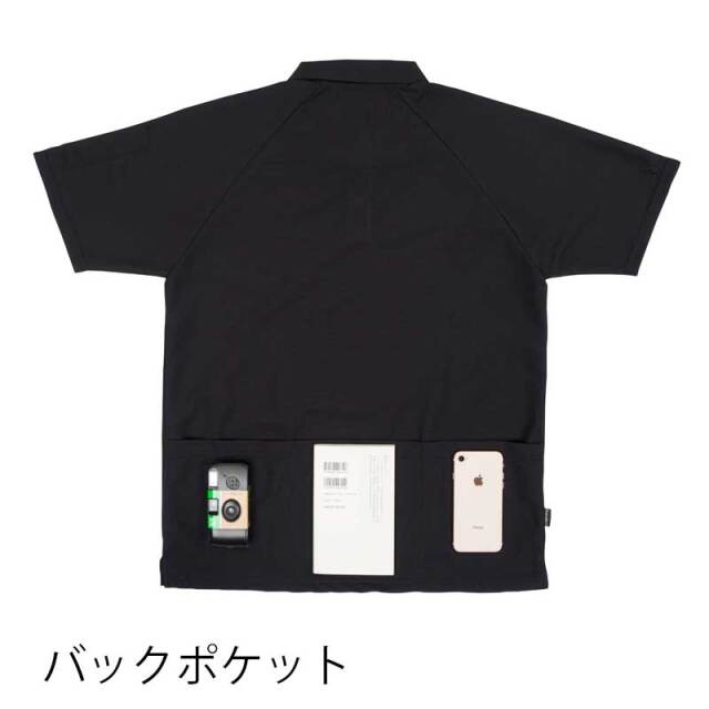 【ミリタリーポロ】ポロシャツ プライムフレックス ストレッチ 吸汗速乾 袖・背ポケットNo.2124