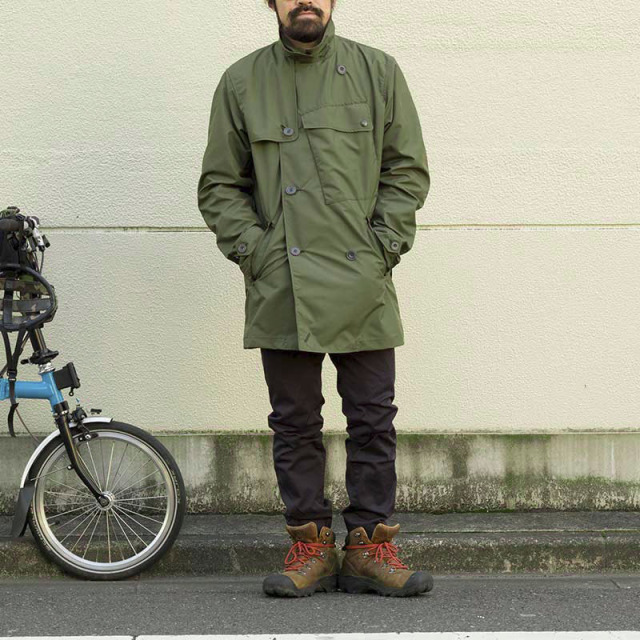 MHL　インナーダウン付きハーフコート 楽天市場】MHL. PROOFED COTTON NYLON TWILL ダウンライナー付き