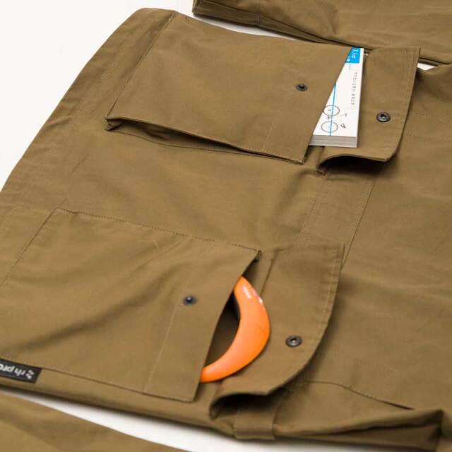 【ワーカーズジャケット】歴史ある耐水素材VENTILE® 大容量ポケット アウトドア トラベル No.2211 日本製