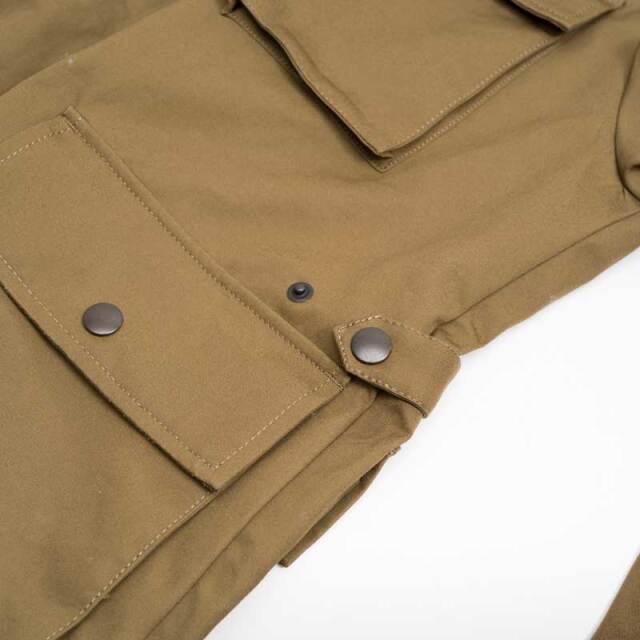 【ワーカーズジャケット】歴史ある耐水素材VENTILE® 大容量ポケット アウトドア トラベル No.2211 日本製