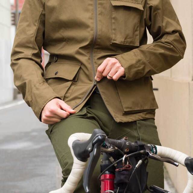 【ワーカーズジャケット】歴史ある耐水素材VENTILE® 大容量ポケット アウトドア トラベル No.2211 日本製