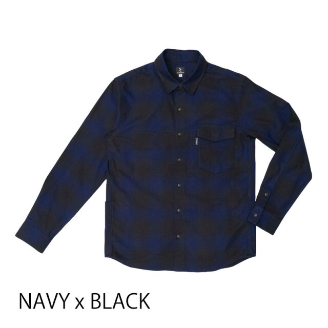 【サイクリストネル チェック】2022版 ネルシャツ タータン 三分割ポケット ツーリング 保温 ミッドレイヤー 自転車 No.2213