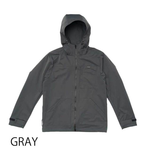 【バイクマンパーカーLight】動きやすい MoveFit(R)ストレッチ はっ水 防風 背ポケット フード付 日本製 No.2214