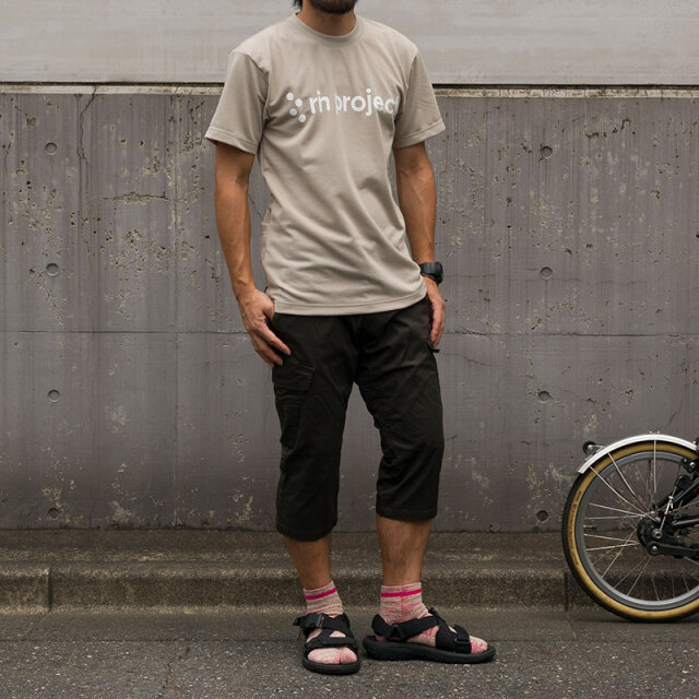 【リンプロジェクト ロゴT】バックポケット付き Tシャツ ロゴプリント 吸汗速乾 No.2243 日本製