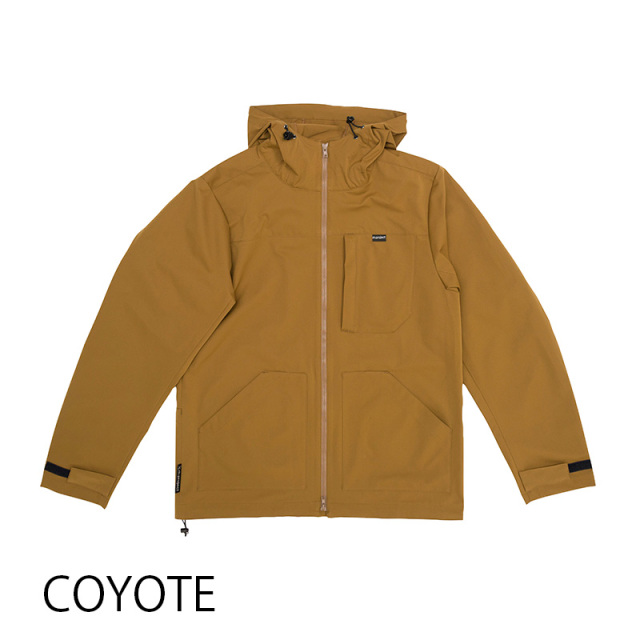 【バイクマンパーカーLight】MoveFit(R) 動きやすくストレッチ はっ水 防風 背ポケット フード付 No.2256