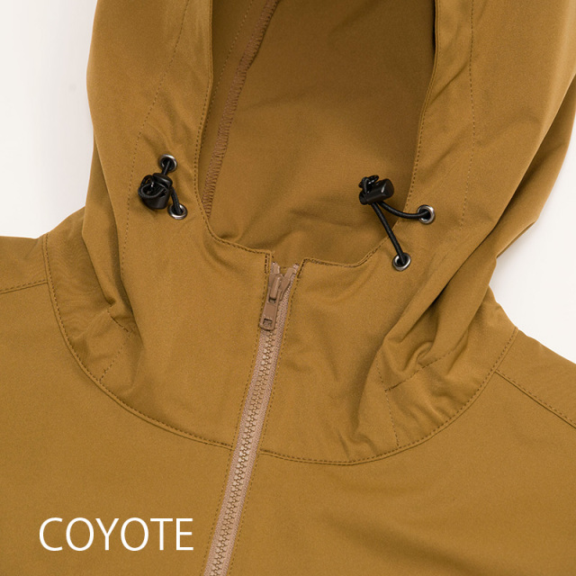 【バイクマンパーカーLight】MoveFit(R) 動きやすくストレッチ はっ水 防風 背ポケット フード付 No.2256