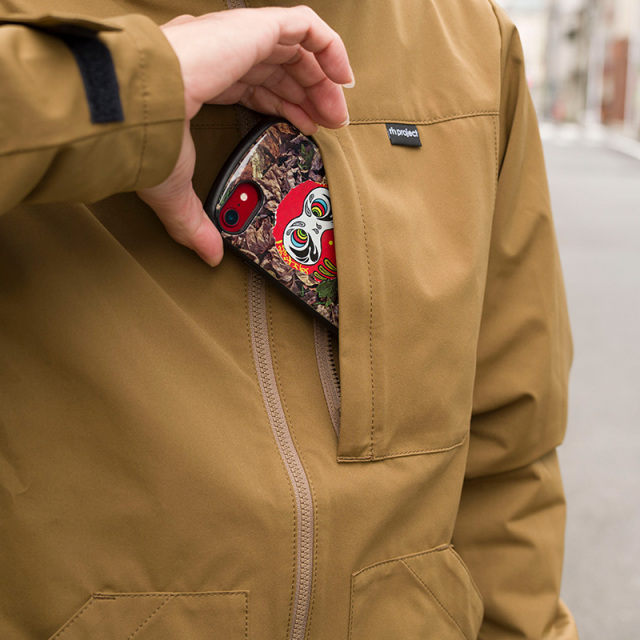 rin project バイクマンパーカーLIGHT Lサイズ ブラウン rin project バイクマンパーカーLIGHT Lサイズ ブラウン rin