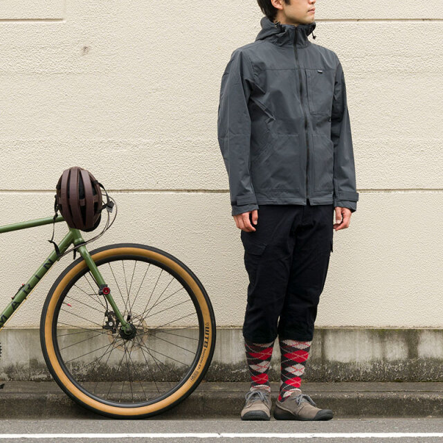 【バイクマンパーカーLight】MoveFit(R) 動きやすくストレッチ はっ水 防風 背ポケット 日本製 No.2256