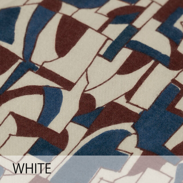 サイクリストネル モザイク】2024版 フランネルシャツ モダン柄 三分割