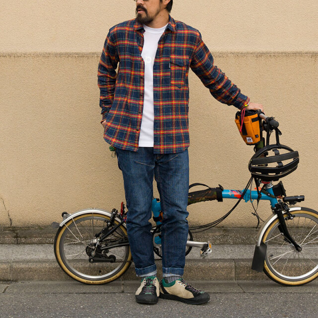 【直営限定】【サイクリストネル ヴィンテージチェック】2024版 フランネルシャツ タータンチェック バックポケット 保温 日本製 No.2259