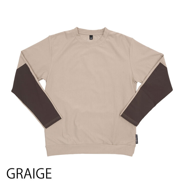 【TABIトレ】トレーナー ウォーフィル(R) 暖かく蒸れにくい スウェット 背ポケット 日本製 No.2263