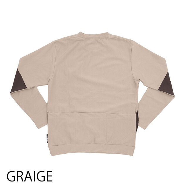 【TABIトレ】トレーナー ウォーフィル(R) 暖かく蒸れにくい スウェット 背ポケット 日本製 No.2263