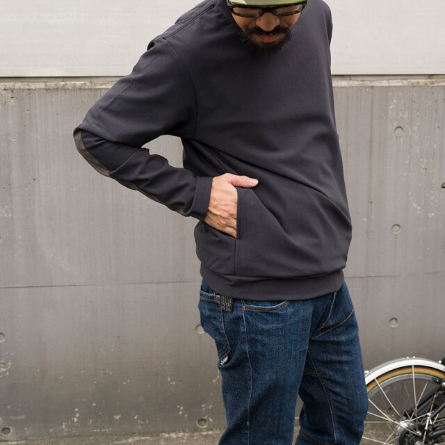 【TABIトレ】トレーナー ウォーフィル(R) 暖かく蒸れにくい スウェット 背ポケット 日本製 No.2263