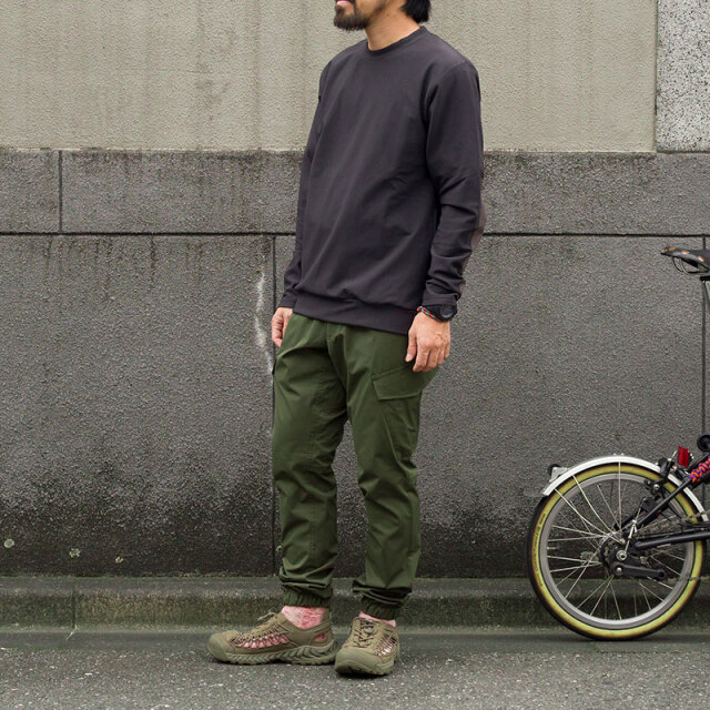 【TABIトレ】トレーナー ウォーフィル(R) 暖かく蒸れにくい スウェット 背ポケット 日本製 No.2263