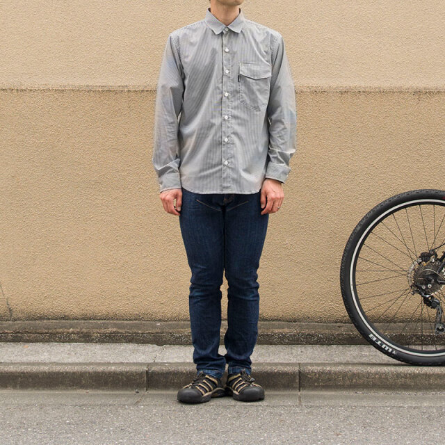 【サンシェードシャツ】DotAir(R) 日光を遮り涼しい 日傘感覚 速乾 通気 長袖 背ポケット 日本製 No2265