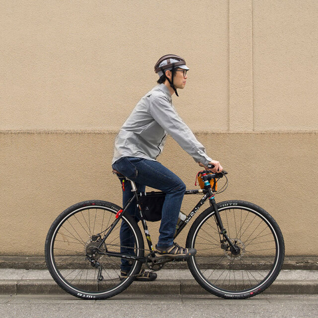 【サンシェードシャツ】DotAir(R) 日光を遮り涼しい 日傘感覚 速乾 通気 長袖 背ポケット 日本製 No2265